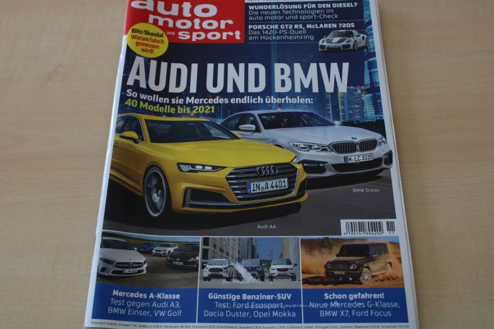 Deckblatt Auto Motor und Sport (11/2018)
